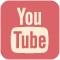 Youtube Logo - White on red background.